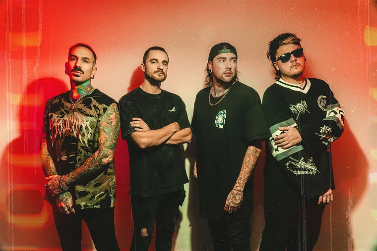 Cabin Boy Jumped Ship, the four band members in a press photograph