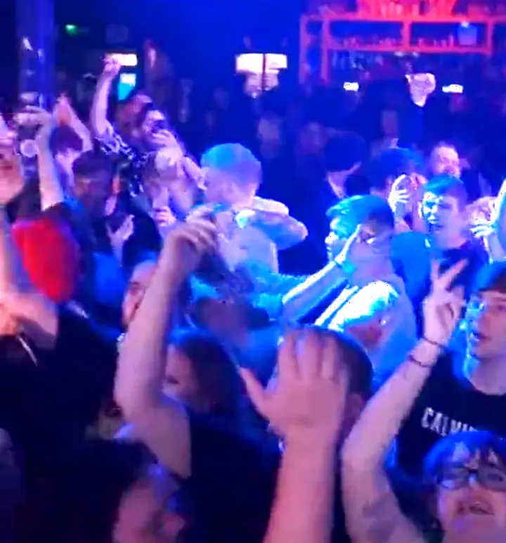 Inside a Panic At The Emo night